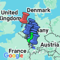Google Map: The Rhine & Moselle (Northbound)
