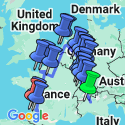 Google Map: Vineyards, Chateaux & Bordeaux with Swiss Alps, 3 Nights in Lake Como & 1 Night in Lucerne