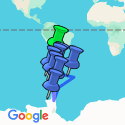 Google Map: Epic Antarctica: The Falklands, South Georgia and Crossing the Circle