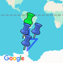 Google Map: South Georgia and Antarctic Peninsula: Penguin Safari