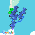 Google Map: Penguins of the Far South: Falklands, South Georgia and Antarctica