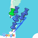 Google Map: Falkland Inseln, Südgeorgien, Elephant Island, Antarktis - Polarkreis
