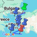 Google Map: Istanbul to the Med