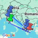 Google Map: Best of Italy and Greece