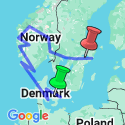 Google Map: Scenic Scandinavia and its Fjords