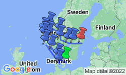 Google Map: Scenic Scandinavia and its Fjords