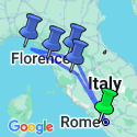 Google Map: Rome and Tuscan Highlights
