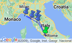 Google Map: Rome and Tuscan Highlights