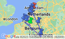 Google Map: Best of Holland, Belgium and Luxembourg