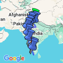 Google Map: North to South India: The Taj Mahal & Goa Good Times