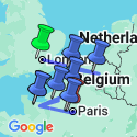 Google Map: WWI and WWII Battlefields