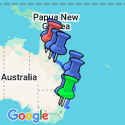Google Map: Australia: Beaches and Reefs