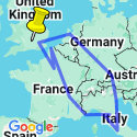 Google Map: European Highlights