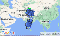 Google Map: India Encompassed