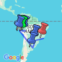Google Map: South American Explorer