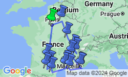 Google Map: Country Roads of France