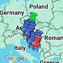 Google Map: Eastern Capitals & the Dalmatian Riviera