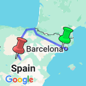 Google Map: Easy Pace Spain