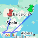 Google Map: Highlights of Spain