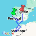 Google Map: Treasures of Spain, Portugal & Morocco