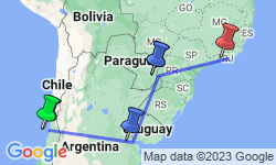 Google Map: Classic South America