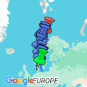 Google Map: Copenhagen to Northern Norway