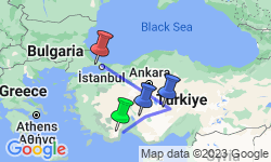 Google Map: Six Days in Turkey