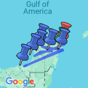 Google Map: Yucatan Peninsula Adventure