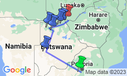 Google Map: Essential Botswana
