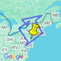 Google Map: East Coast USA and Canada