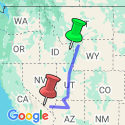 Google Map: Five Epic National Parks