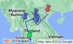 Google Map: Thailand and Laos Adventure