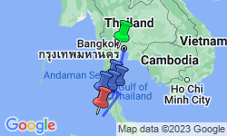 Google Map: Southern Thailand Sojourn: Nightlife & National Parks