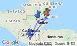 Google Map: Classic Belize & Tikal