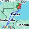 Google Map: Classic Belize & Tikal