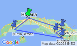 Google Map: Cuban Rhythms: Beachfronts & Havana Vibes