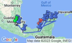 Google Map: Classic Mexico Adventure