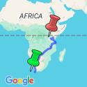 Google Map: Cape Town to the Serengeti: Deserts & Wilderness