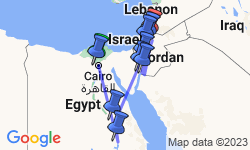 Google Map: Egypt & Jordan Adventure