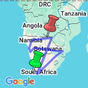 Google Map: Journeys: Southern Africa Highlights