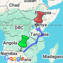 Google Map: Victoria Falls & Serengeti Overland: Lakes & Landos