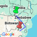 Google Map: Kruger, Falls & Zimbabwe: Mineral Pools & National Parks