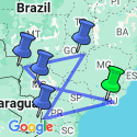Google Map: Natural Wonders of Brazil