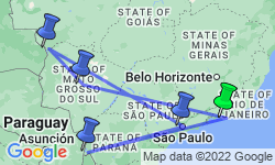 Google Map: Natural Wonders of Brazil