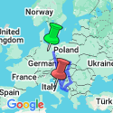 Google Map: Eastern Europe, Croatia & the Balkans