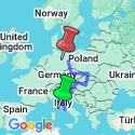 Google Map: Rome to Berlin: Piazzas, Prague & the Past