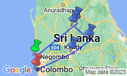 Google Map: Sri Lanka Family Holiday