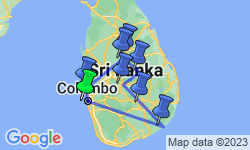 Google Map: Wild Sri Lanka & Beach for Families