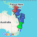 Google Map: Most of the Coast: Sydney to Cairns