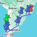 Google Map: Andes, Iguassu & Beyond